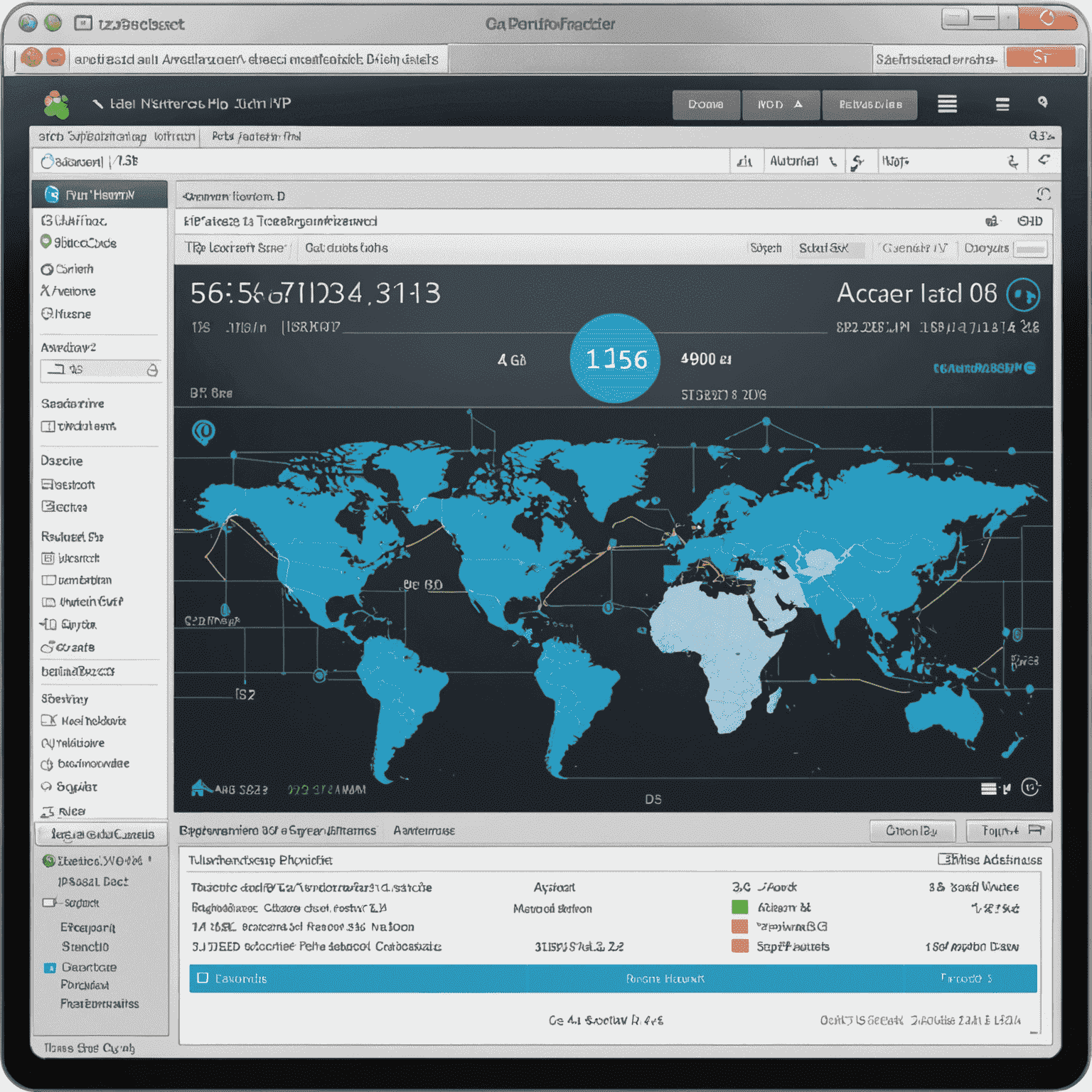 Interface d'Advanced IP Scanner montrant un scan de réseau en cours avec des adresses IP et des informations sur les appareils