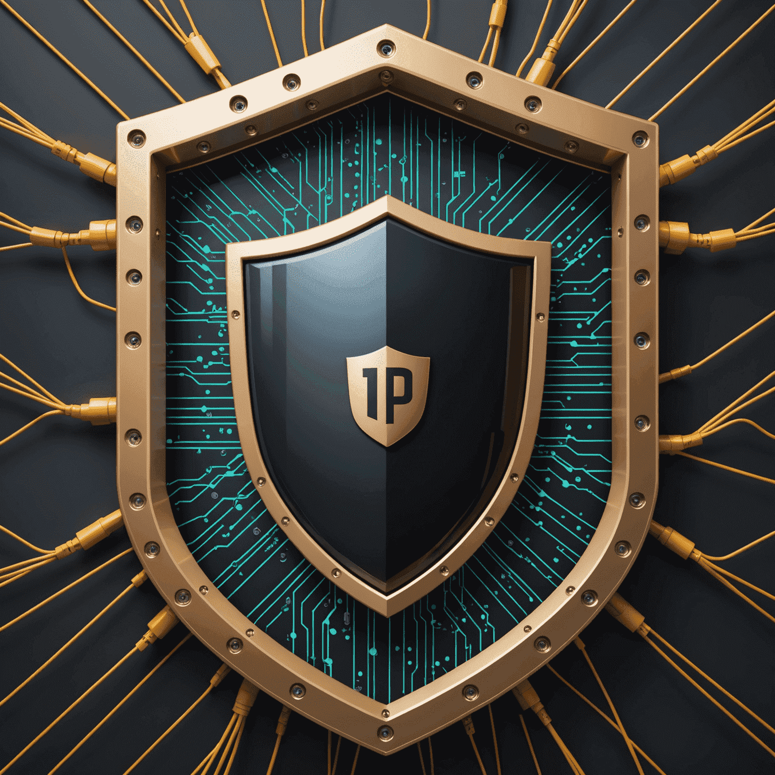 Image montrant un bouclier de protection sur un fond de réseau, symbolisant la sécurité réseau renforcée par Advanced IP Scanner